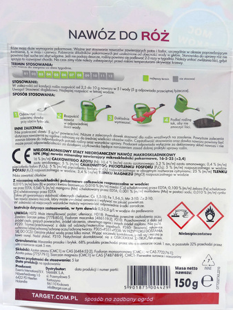 Nawóz do róż Moc Pąków 150 g