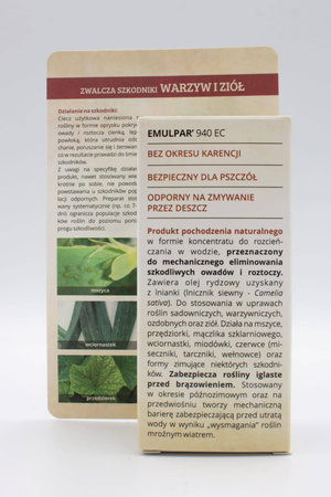 Emulpar 940 EC 30 ml zwalcza mszyce, przędziorki, mączliki, miodówki na warzywach i gruszy