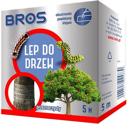 Opaska na pnie drzew 5 m –przezroczysty lep do drzew na szkodniki – Bros