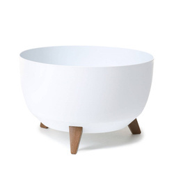 Doniczka Ø250 mm Mira Eco Recycled – Czarna – Lamela