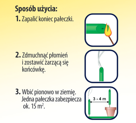 Pałeczki na Komary 4szt Target