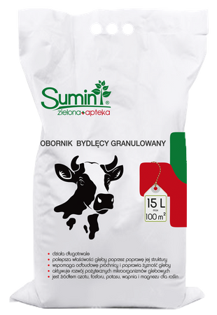 Obornik Bydlęcy Granulowany - Nawóz Naturalny 15 l