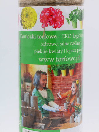 Komplet Doniczek Torfowych 24 szt 80x80 mm