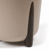 Doniczka Ø250 mm Mira Eco Recycled – Czarna – Lamela