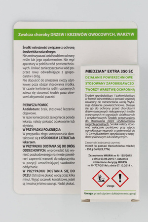 Miedzian Extra 350 SC ekologiczny środek grzybobójczy 15 ml Target