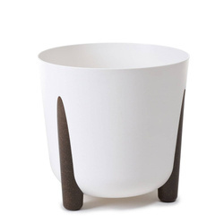 Doniczka Ø250 mm Mira Eco Recycled – Czarna – Lamela