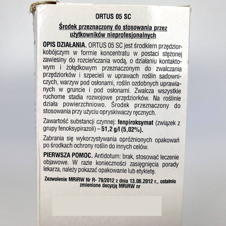 Ortus 05 SC – Na Przędziorki i Szpeciele – 100 ml Sumin
