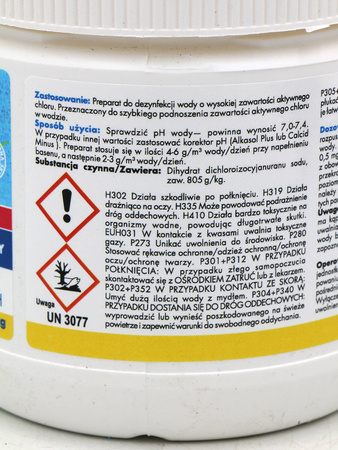 Extra Chlor 400 g granulat dezynfekujący wodę