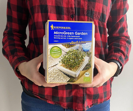 Zestaw do uprawy mikrolistków MicroGreen + 4 wkłady