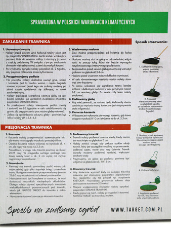Shania 1 kg nasiona trawy do trawników zacienionych