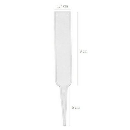 Tabliczka Do Oznaczania Roślin 9 cm x 1,7 cm Na Nóżce 5 cm - 100 szt.