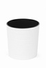 Doniczka Ø250 mm Mira Eco Recycled – Czarna – Lamela