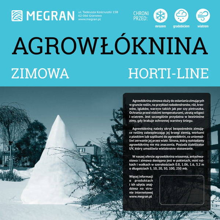 MR Agrowłóknina HORTI-LINE zimowa 0,8 m x 10 mb