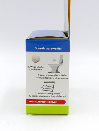Tabletki biologiczne do szamb i oczyszczalni 6szt oczyszczają i udrażniają szambo