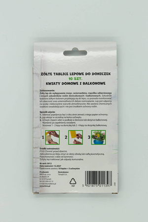 Tablice lepowe na ziemiórki, mączliki, mszyce i inne 10 szt. Target