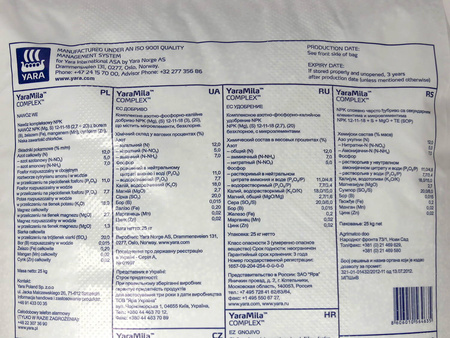Nawóz Yara Mila Complex 25 kg