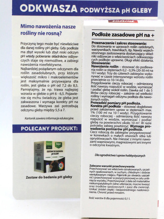 Podłoże pH+ odkwasza i podwyższa pH gleby TARGET