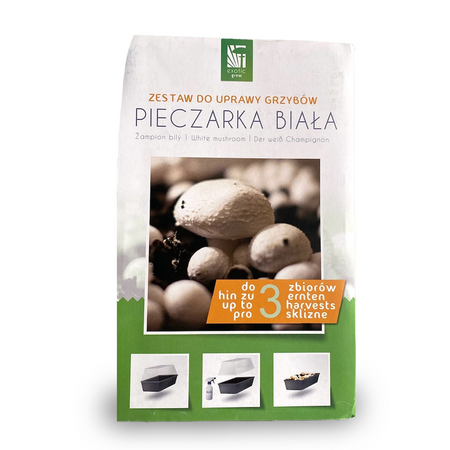 Zestaw Do Uprawy Grzybów - Pieczarka Biała 3 l