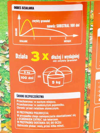SUBSTRAL 100 dni JESIENNY TRAWNIK 5KG