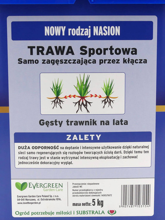 Trawa Samo Zagęszczająca – Sportowa – 5 kg Substral