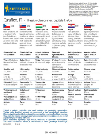 Kapusta Biała 'Caraflex' F1 – Kiepenkerl