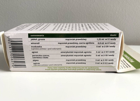 Topas 100 EC 20 ml środek zwalczający choroby jabłoni, gruszy i winorośli
