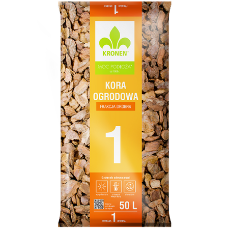 Kora ogrodowa drobna 8-20 mm – 50 l (paleta 45 szt.) Kronen