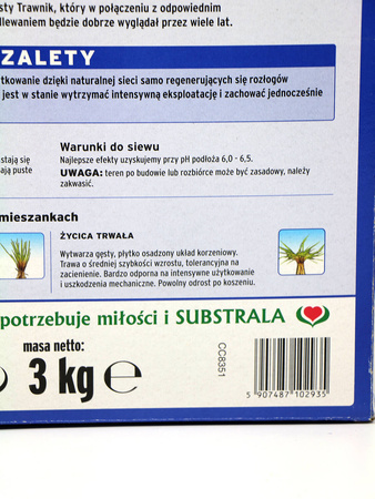 TRAWA Samo ZAGĘSZCZAJĄCA SPORTOWA 3 kg SUBSTRAL