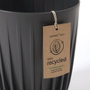 Doniczka Mira Eco Recycled 190 Czarna