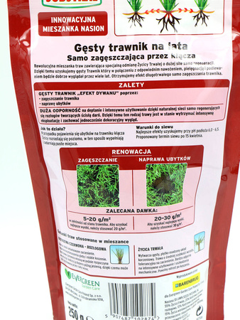 TRAWA Samo ZAGĘSZCZAJĄCA  do dosiewek 250 g SUBSTRAL