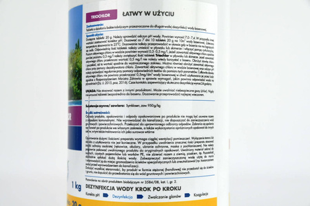 Triochlor 1 kg tabletki dezynfekujące wodę (50x20g)
