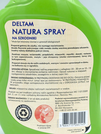 Deltam Natura spray – na mszyce i inne szkodniki – 1 l Protect Garden