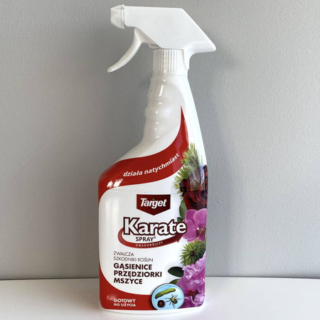 Karate Spray 750ml zwalcza szkodniki roślin domowych i warzywnych