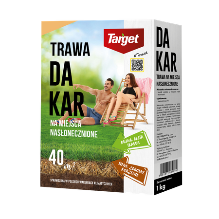Dakar 1 kg nasiona trawy do trawników nasłonecznionych