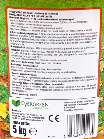 SUBSTRAL 100 dni JESIENNY TRAWNIK 5KG