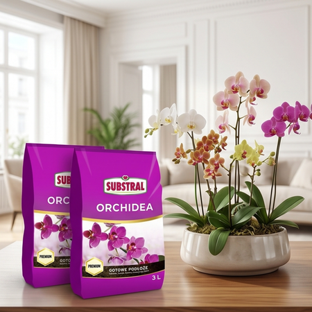 Zestaw 2x Substral Podłoże Do Orchidei 3 l