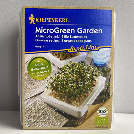 Zestaw do uprawy mikrolistków MicroGreen + 4 wkłady