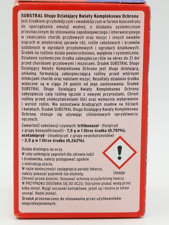 SUBSTRAL kwiaty kompleksowa ochrona 100ML
