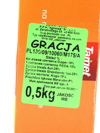 Hobby Gracja 500 g nasiona trawy do trawników ozdobnych