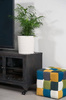 Doniczka Ø250 mm Mira Eco Recycled – Czarna – Lamela