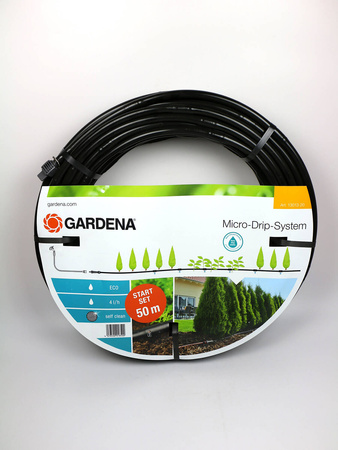 Linia kroplująca do rzędów roślin – zestaw L – 50 m Gardena