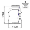 Kompostownik Wodny Bio Easy Flow 850 L Haba