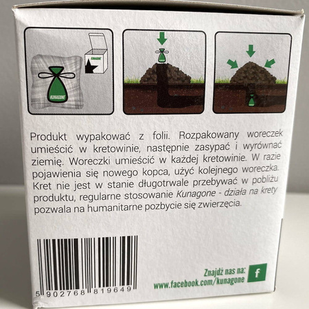 Kunagone - chroni przed kretami 2 szt.