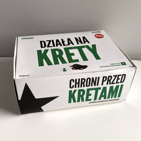 Kunagone - działa na krety 10 szt.