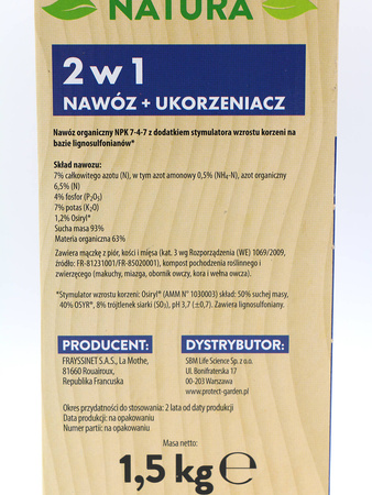 Nawóz 2w1 uniwersalny 1,5 kg Protect Garden