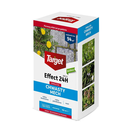 Effect24h 680 EC zwalcza chwasty i mech w 24h 150 ml Target