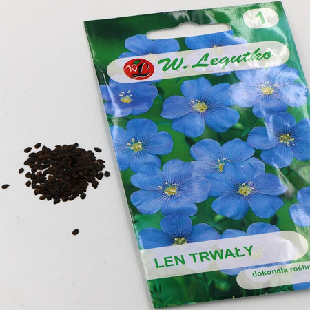 Len trwały – niebieski – 1 g Legutko