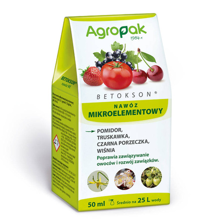 Betokson – nawóz poprawiający zawiązywanie owoców 50 ml