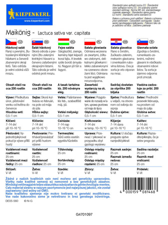 Sałata Głowiasta May King – Kiepenkerl
