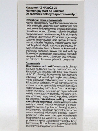 Korzonek Z 30 ml ukorzeniacz do roślin zielonych